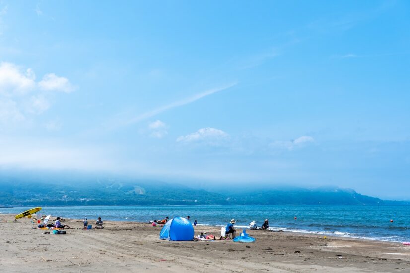 北海道にも夏がきた～☀　道内で一番のり！海開き