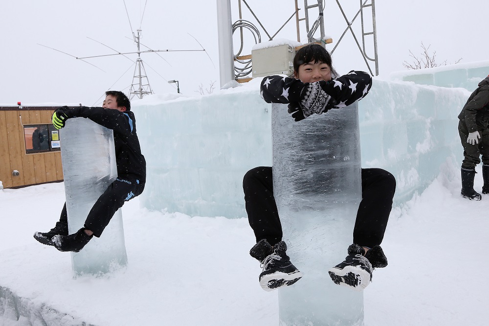 流氷の町で氷の世界を体感 2 8 2 11 紋別市 もんべつ流氷まつり 海と日本project In ガッチャンコ北海道