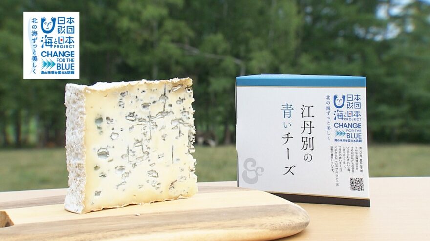江丹別の青いチーズ × 海と日本プロジェクト × チェンジ・フォー・ザ・ブルー🧀 コラボ🧀 HBCテレビ「金曜ブランチ」9/3放送